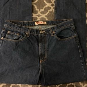 Men’s blue jeans